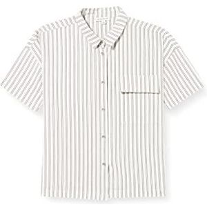 TOM TAILOR blouse voor jongens, 29412 - gebroken wit marineblauw gestreept