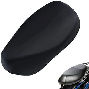 Generic JDXH Universele PU-lederen stoelhoes voor scooter, bromfiets, motorfiets, outdoor, waterdicht, zwart, 1 stuk, M, acryl