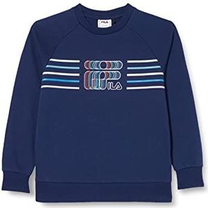FILA Shields Graphic Sweatshirt voor jongens, Middeleeuws blauw