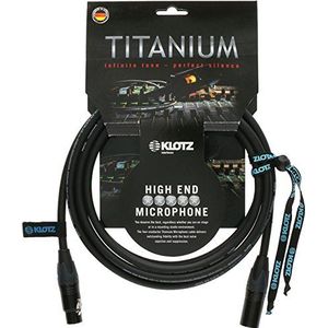 Klotz TI-M0500 Titanium Star Quad microfoonkabel mannelijk naar vrouwelijk, 4,6 m