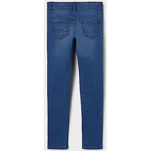 Bestseller A/S Nkfpolly Skinny Jeans 9214-is Pb Jeans voor meisjes, Medium grijze denim