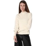 VERO MODA Vmhollykarispuff Ls Highnk Pullover Ga Boo gebreide damestrui, Berk