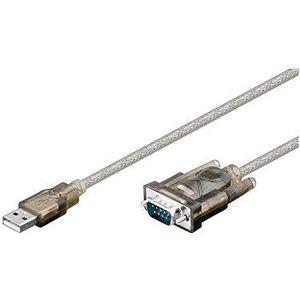 Wentronic USB-converter / serie A stekker / 9-polige SUB-D-stekker