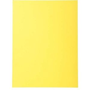 Exacompta - Ref. 420005E, pak van 100 Forever® 170 g/m2 halfharde mappen, 100% gerecyclede en Blue Angel-gecertificeerde mappen, afmetingen 24 x 32 cm voor A4-formaat, gele kleur