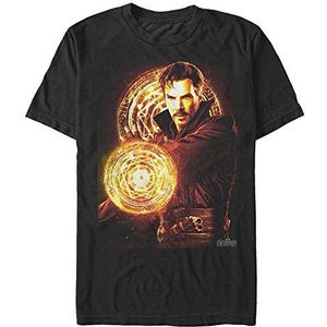 Marvel Avengers Unisex T-shirt: Infinity War-Strange Fire Organic korte mouwen, zwart, XL, SCHWARZ