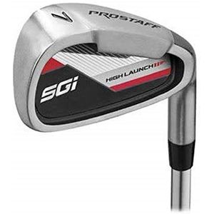 Wilson Golf Pro Staff SGI 5-SW golfset voor linkshandigen, geschikt voor beginners en gevorderden, staal WGD158250