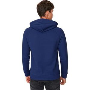 Trendyol Gerade Lange mouwen regular sweatshirts voor heren, marineblauw, S, Navy Blauw