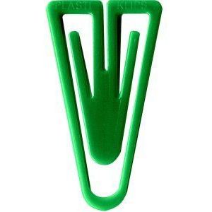 Laurel paperclip plastic clips Super 110 mm, groen