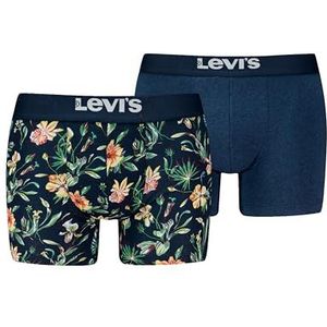 Levi's Boxershorts met bloemenprint voor heren, Blauw combo