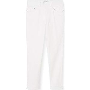 BRAX Dames zomerbroek stijl Lavina Dynamic Cotton Vijf Pocket Wit 26W / 30L, Wit