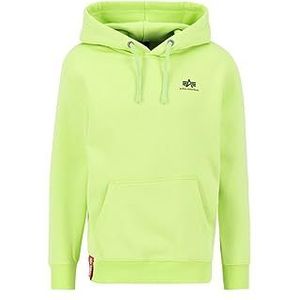 ALPHA INDUSTRIES Basic hoodie voor heren, klein logo, Hornet Groen