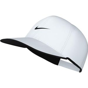 Nike K Nk Df Club Cap Us Cb Fthlt pet uniseks kinderen, Wit/Zwart