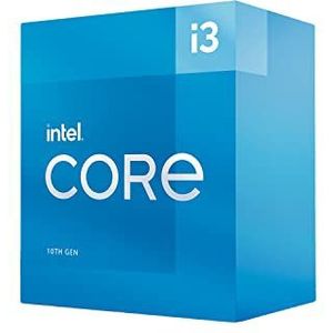 Intel Core i3-10100 desktopprocessor 4 kernen, tot 4,3 GHz, LGA1200 (Intel 400 chipset) 65 W, modelnummer: BX8070110100