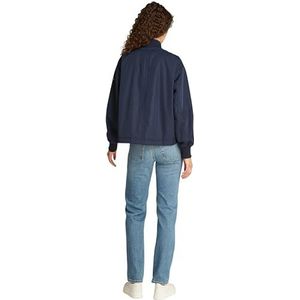 TOMMY HILFIGER Blouson BOMBER décontracté en nylon pour femme WW0WW43585, bleu, XL, Bleu marine foncé, XL