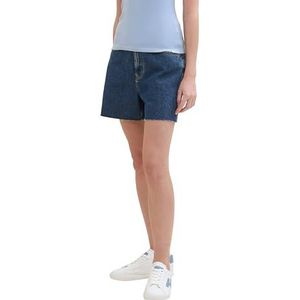 TOM TAILOR Denim Bermuda en jean pour femme, 10120 - Bleu denim usé, XL