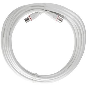 Axing EAK 901-80 modem aansluitkabel datakabel CATV F-stekker Quickfix 4-weg afgeschermd 9 m