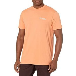 Columbia grafisch shirt heren, Bright Peach/Biber