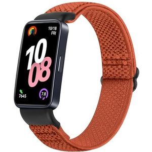 Yunshare Bracelet élastique compatible avec Huawei Band 10/Huawei Band 9/Huawei Band 8, bracelet de rechange en nylon, réglable, respirant et confortable, pour homme et femme, Nylon, No Gemstone