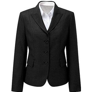 Alexandra Assured damesjack STC-NF600BK-28S Uni, 55% polyester/45% wol, kort, maat 28, zwart, zwart.