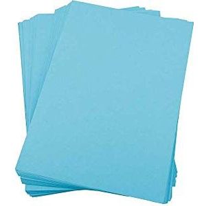 House of Card & Paper A4, 220 g/m², gekleurd karton, blauw (100 vellen)