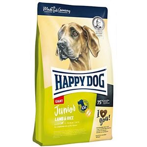 Happy Dog 60596 Supreme Junior Giant Lamb & Rice Complete voeding voor jonge honden van grote rassen, capaciteit 15 kg