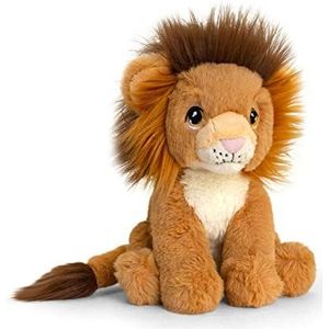 Pluche knuffel dieren leeuw 18 cm - Knuffelbeesten leeuwen speelgoed