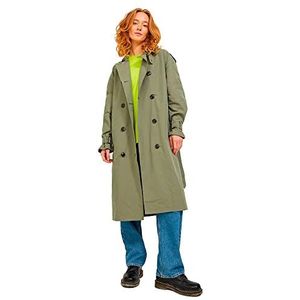 JACK & JONES Jxchoice Trenchcoat Otw Sn Trenchcoat voor dames, Klaver met vier bladeren