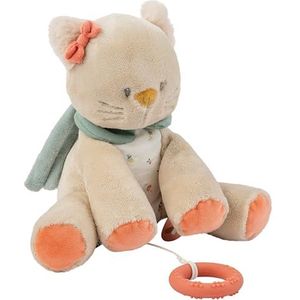 Nattou Musical Cuddly Cat Lana, 30 cm, zand beige