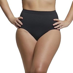 POMPEA Slip Comfort Size Sous-vêtements pour femme, Noir, 3XL grande taille