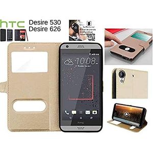 Beschermhoes voor HTC Desire 530, 12,7 cm (5 inch), goudkleurig