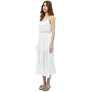 Desires Robe Longue Diana avec Bretelles Femme, Blanc (0001 blanc)), S