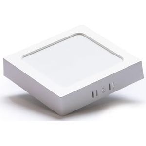 Levitantes Downlight E6 LED de surface carrée 12 W D172 x H34,5 mm, lumière chaude 3000 K 1190 lm, installation facile, éclairage de plafond