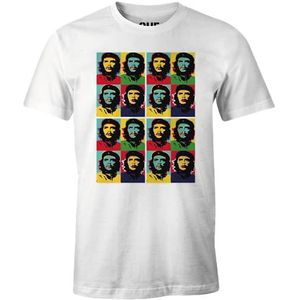 Che Guevara t-shirt mannen, Wit