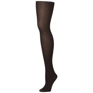 ESPRIT Dames katoenen panty dames zwart blauw vele andere kleuren versterkte panty dames zonder patroon ondoorzichtig effen, bruin (Dark Brown 5230)