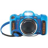 VTech Kidizoom Duo FX blauw, kindercamera, selfies, video, kleurenscherm, stripstudio, filters en grappige effecten, cadeau voor kinderen van 4 tot 12 jaar, inhoud in het Spaans