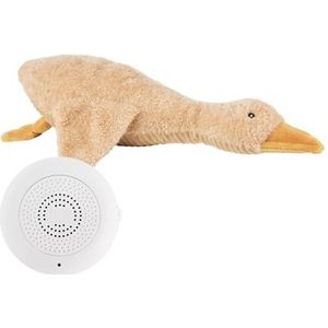 Flow Amsterdam - Oplaadbare hartslag knuffel - Liva Bruin - White noise - Hartslag - Ademgeluid