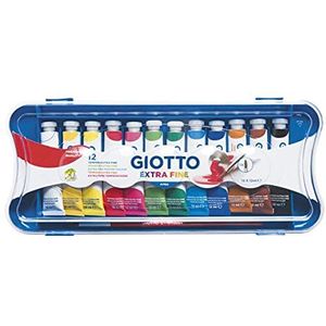GIOTTO - Box met 12 tubes 12 ml extra fijne gouache