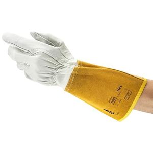 Ansell ActivArmr 43-217 lashandschoenen, bescherming tegen hoge temperaturen, voor doe-het-zelvers, metaalwerkzaamheden, onderhoudstoepassingen, wit, 11 (XXL)