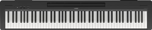 Yamaha P-145BT Draagbaar toetsenbord, compacte piano met graded-hamer-toetsenbord, compact, met 88 gewogen toetsen en 10 stemmen, Bluetooth, zwart