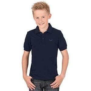 Trigema Jongens poloshirt piqué-kwaliteit jongens, blauw (Navy 046)