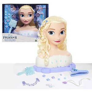 Frozen 2 Elsa, kappershoofd, Basic, 18 kappersaccessoires incl. speelgoed voor kinderen vanaf 3 jaar FRND6