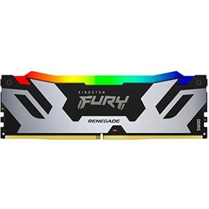 Kingston Fury Renegade RGB XMP 24 GB 7200MT/s DDR5 CL38 DIMM geheugen voor gamer-pc, eenvoudige module - KF572C38RSA-24