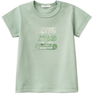 United Colors of Benetton T-shirt unisexe pour bébé, Vert clair 1y7, 56