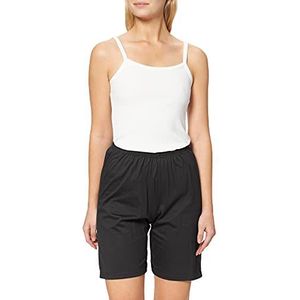 Trigema Bermuda voor dames van 100% katoen, zwart.