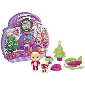 CRY BABIES MAGIC TEARS Adventskalender van Rosie | kerstkalender met 1 exclusieve Rosie pop + 1 huisdier en 22 verrassingsaccessoires | cadeau voor kinderen + 3 jaar