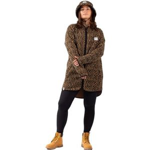 Eivy Redwood Sherpa Fleecejas voor dames, luipaard, XXL, luipaard, XXL, Luipaard.