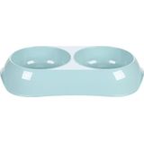 Flamingo Pet Products - MUK Double Recycled Plastic Bowl 2 x 200 ML for Dogs and Cats. -FL-521592
