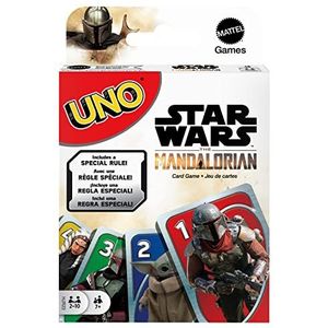Mattel Games - UNO Mandalorian kaartspel - Familie bordspellen - Vanaf 7 jaar - HJR23
