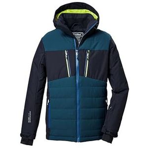 Killtec Ksw 385 Bys Ski Jckt Ski-jack met afneembare capuchon met ritssluiting en sneeuwvanger voor jongens