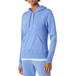 Amazon Essentials Chandail à capuche molletonné pour femme (disponible en grande taille) bleu chiné, taille M